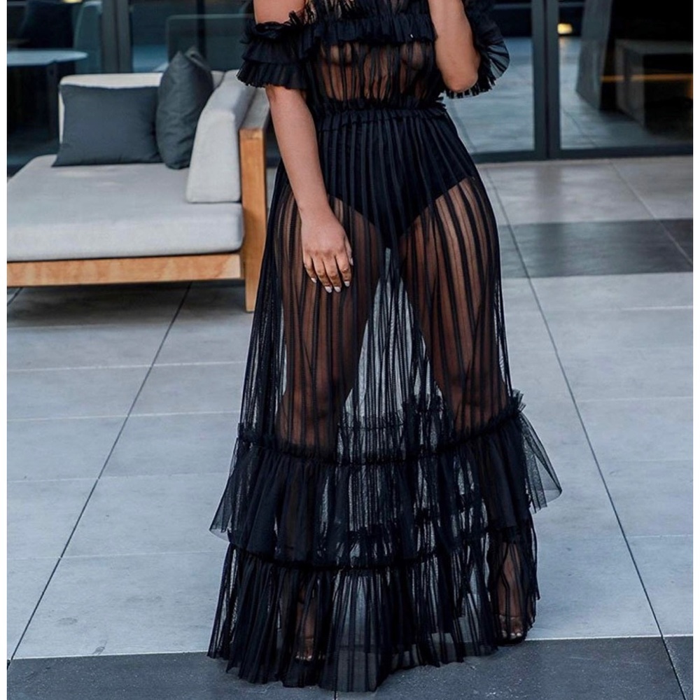 Sheer Maxi dress